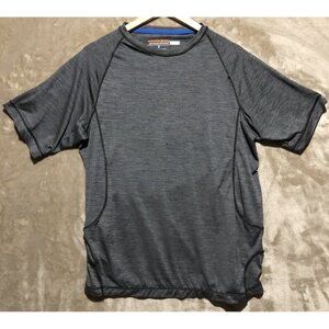 Hawke & Co Performance Sportswear T shirt Mens Size S Gray Stretch (0184)